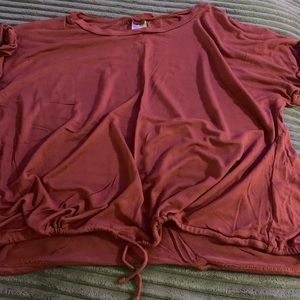Coral dress shirt